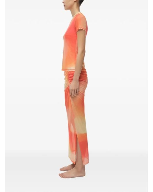 Jonathan Simkhai Pink Murry Mesh Top
