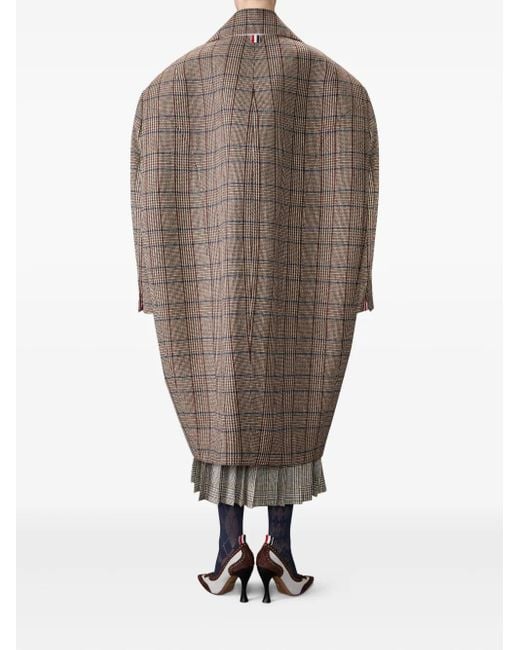 Thom Browne Hunting Tweed Jas in het Natural