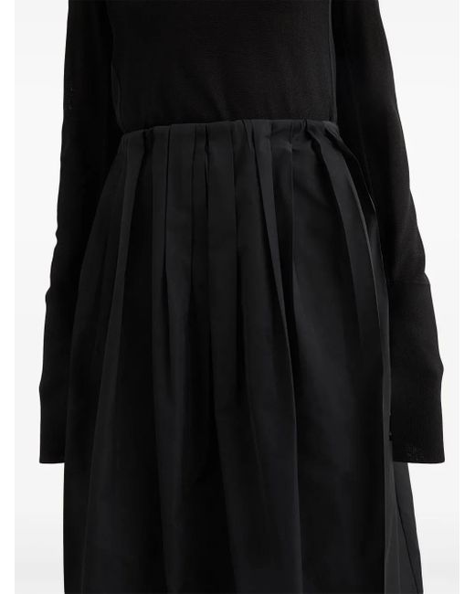 Jil Sander Plooirok in het Black