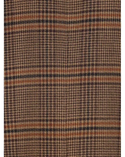 Saint Laurent Brown Houndstooth Check Blazer