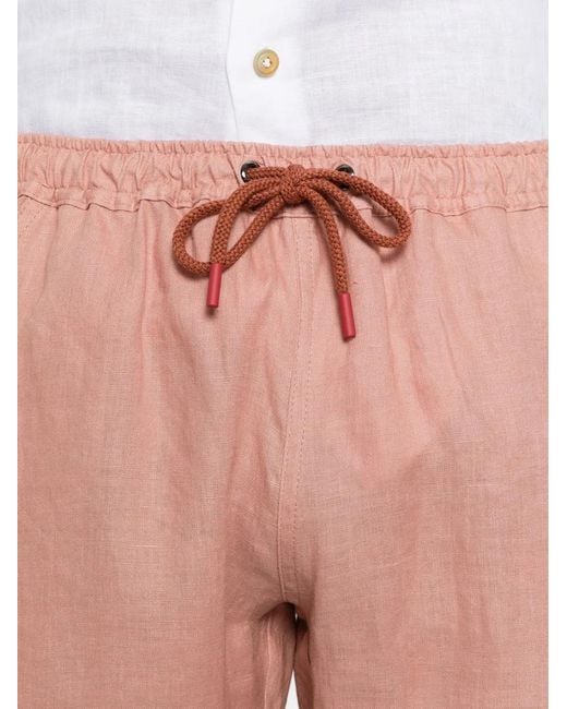 Kiton Shorts Mit Kordelzug in Pink für Herren