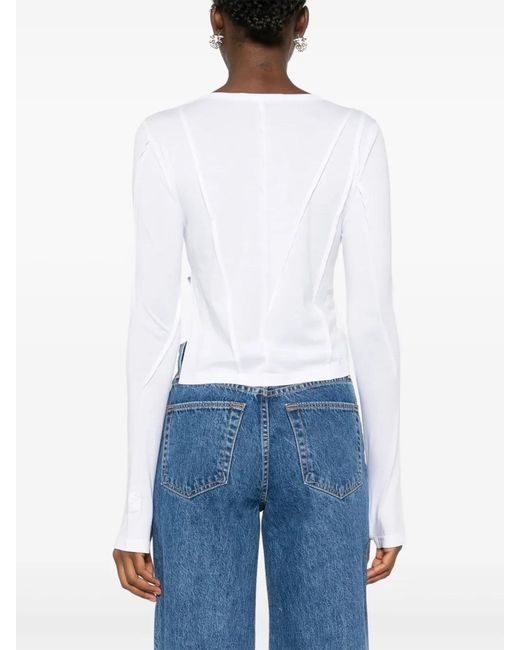 Ksubi White Fragment Patchwork T-Shirt