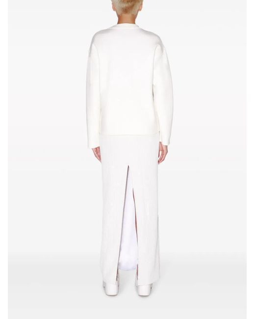 Rosetta Getty ダブルフェイス プルオーバー White