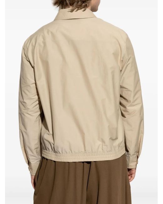 Chaqueta Liviana Con Cremallera Theory de hombre de color Natural