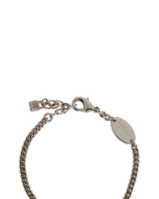 DSquared² Metallic D2-Upside-Down Armlet for men
