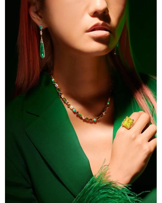Anabela Chan Yellow 18Kt Vermeil Lemon Cinderella Gemstone Ring