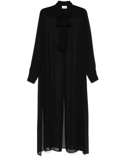P.A.R.O.S.H. Black Silk Shirt
