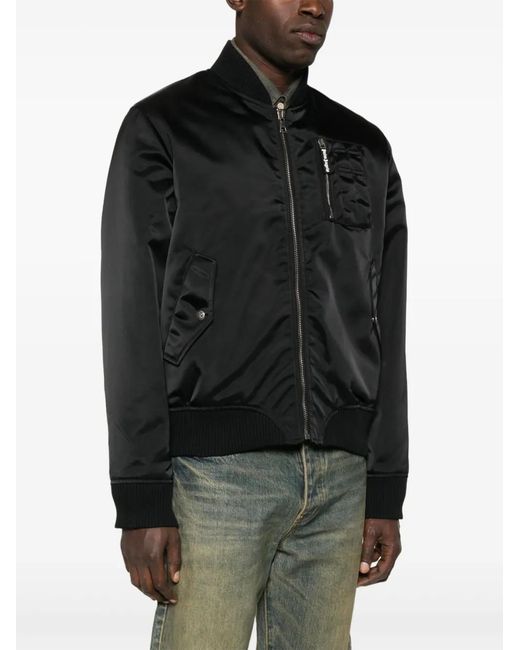 Palm Angels Black Jackets for men