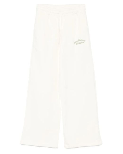 Pantaloni Sportivi Con Ricamo di New Balance in White