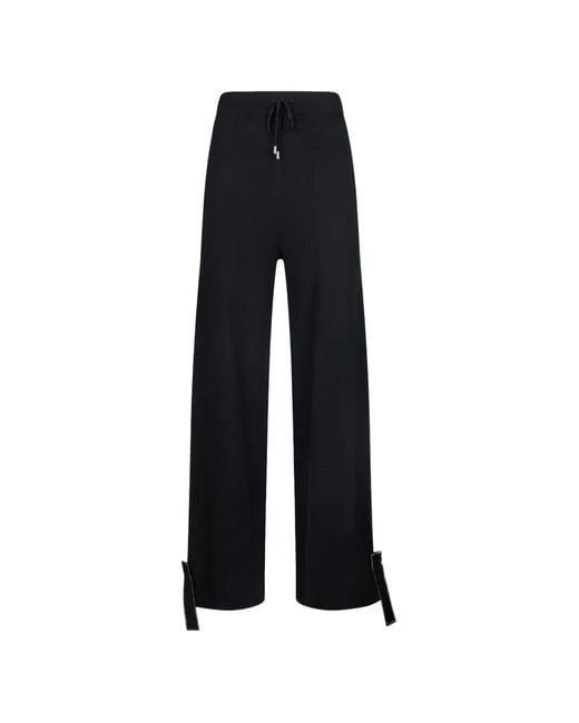 Liu Jo Black Beaded Knitted Trousers