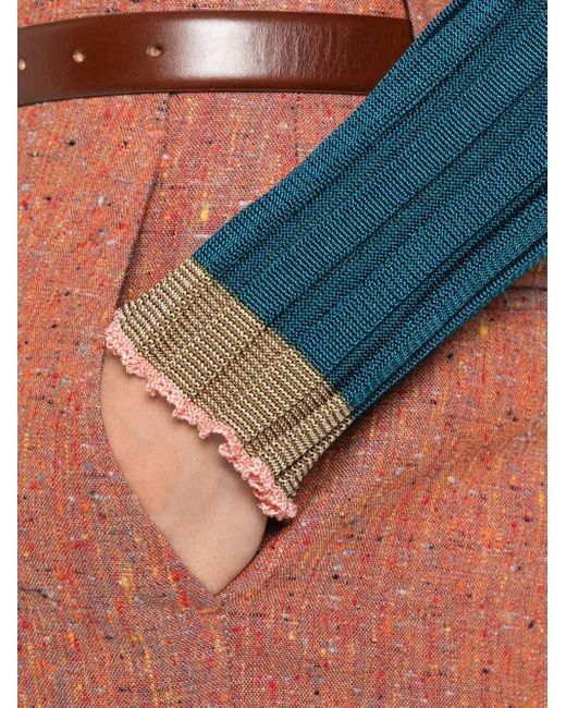 Pull Côtelé Etro en coloris Blue