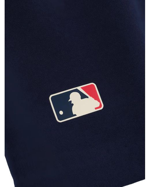 Fear Of God Blue X Mlb Yankees Elasticated Logo Shorts for men