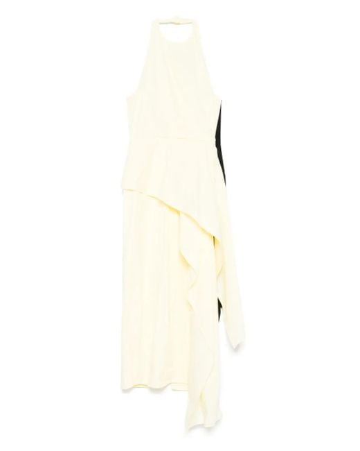 16Arlington White Selene Midi Dress