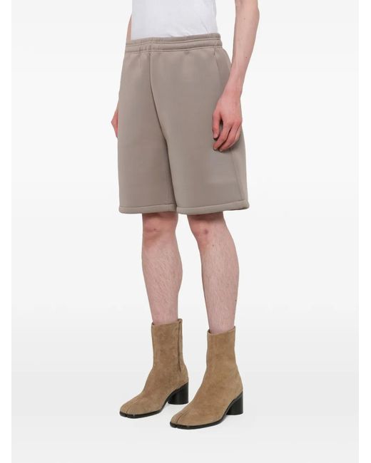Entire studios Natural Scuba Elasticated-Waist Shorts