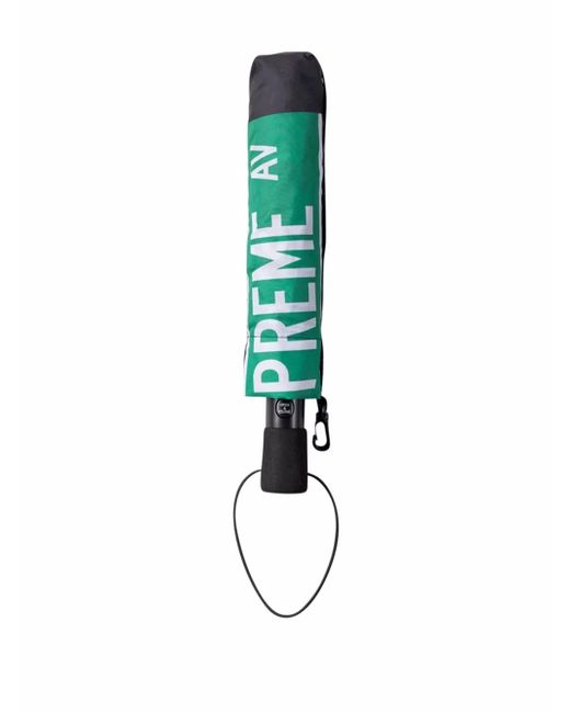 Supreme Green X Shedrain Street Signs Umbrella