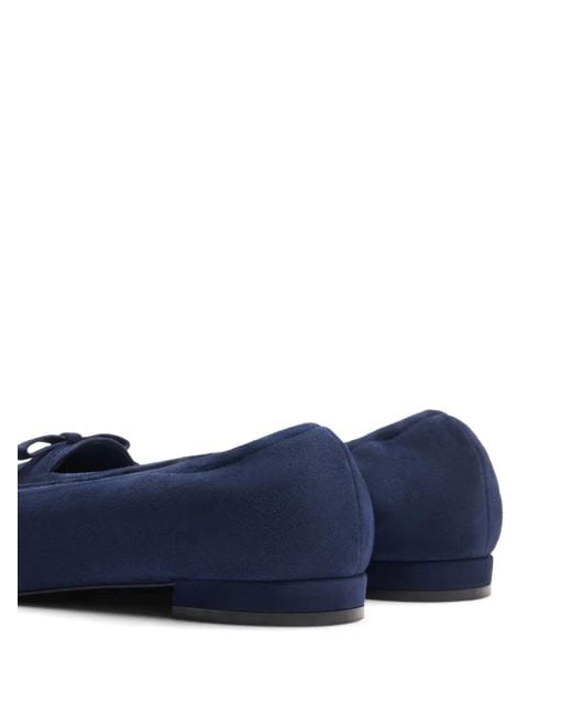Stuart Weitzman Blue Tully Loafers
