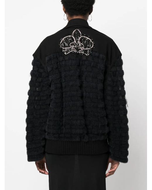 Genny ブローチ ジャケット Black