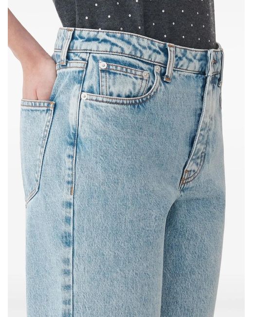 Fabiana Filippi Blue Straight-Leg Jeans