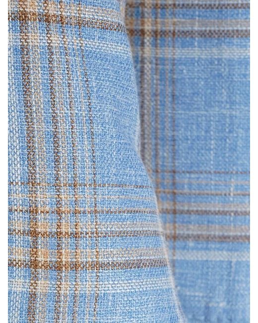 Sartorio Napoli Blue Glen Plaid Sport Jacket for men