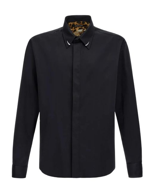 Roberto Cavalli Blue Fang Shirt for men