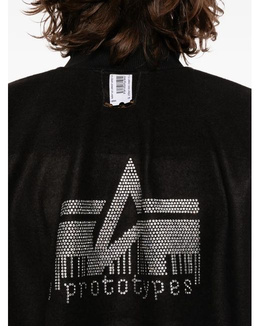 PROTOTYPES Black X Alpha Industries Inside-Out Jacket for men
