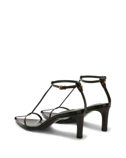 Jil Sander Black Sandals