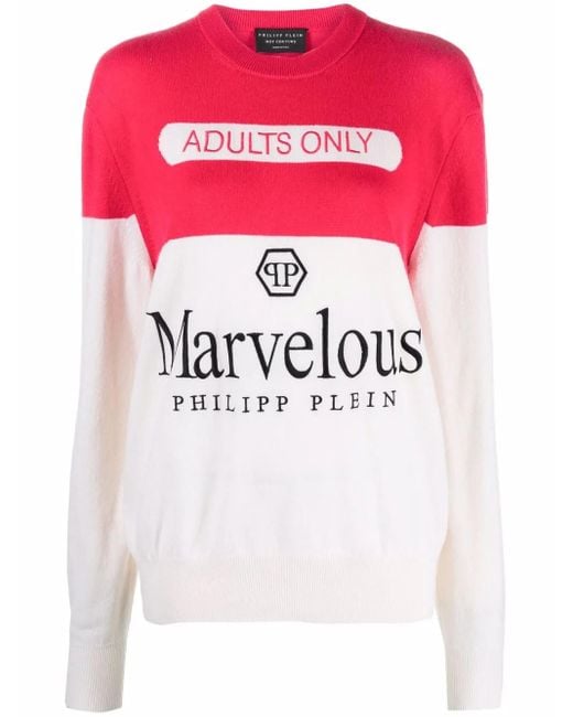 Philipp Plein Pink Marvelous Cashmere Jumper