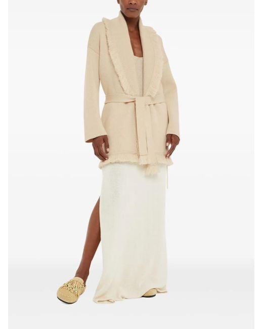 Alanui Natural Finest Single-Breasted Coat