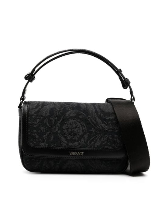 メンズ Versace バロッコ ショルダーバッグ Black