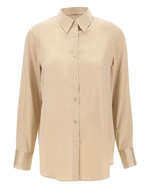 Filippa K Natural Hemd aus Seide