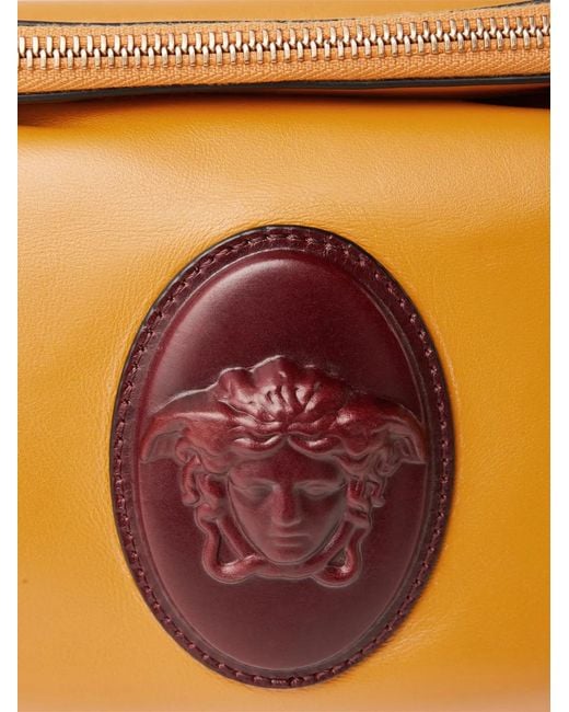 Versace Lou Kleine Heuptas Van Nappaleer in het Brown voor heren