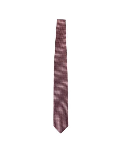 Lanvin Purple Patterned Tie for men
