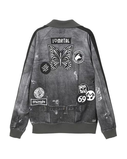 Needles Black X Midnight Studios Denim Track Jacket for men