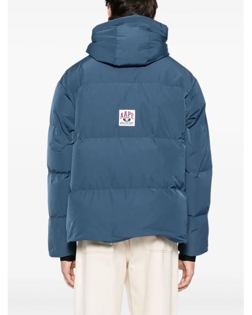 メンズ Aape By A Bathing Ape パデッドジャケット Blue