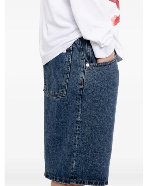Edwin Blue Tyrell Denim Shorts for men