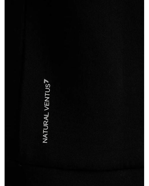 Chaqueta con letras del logo EA7 de color Black