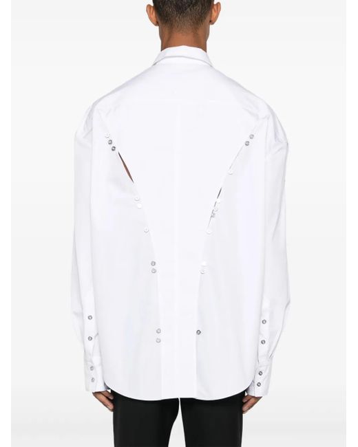 メンズ Mugler ポプリン シャツ White