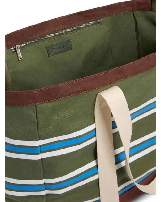 DSquared² Green D2 College Tote Bag