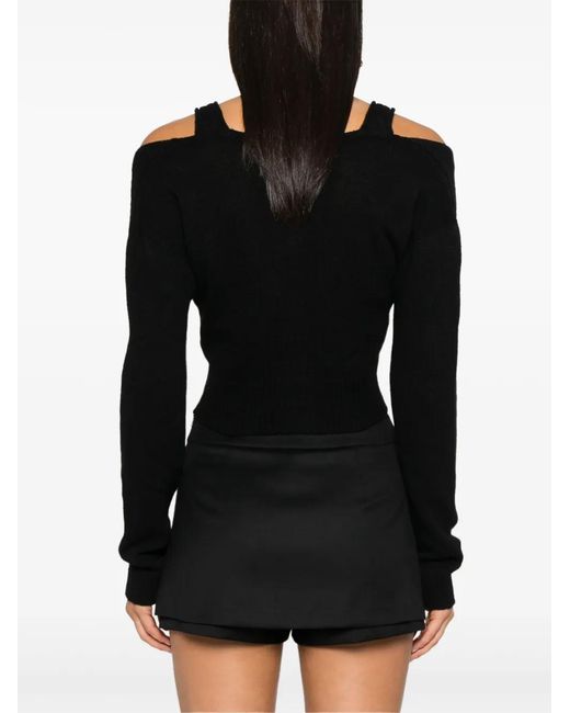 Twinset Black X Marco Rambaldi Cropped Cardigan