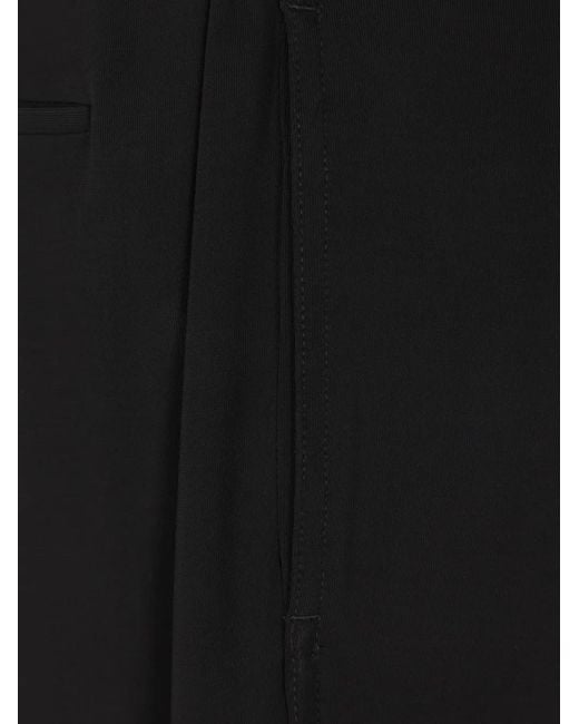Plan C Black Drawstring Palazzo Pants