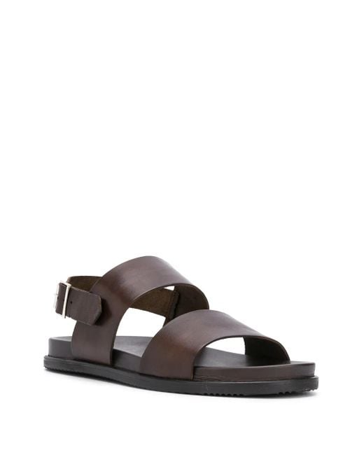 Scarosso Brown Antonio Strap Sandals for men
