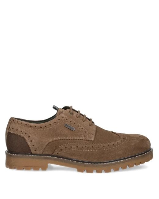 メンズ Barbour Marble Derby Shoes Brown