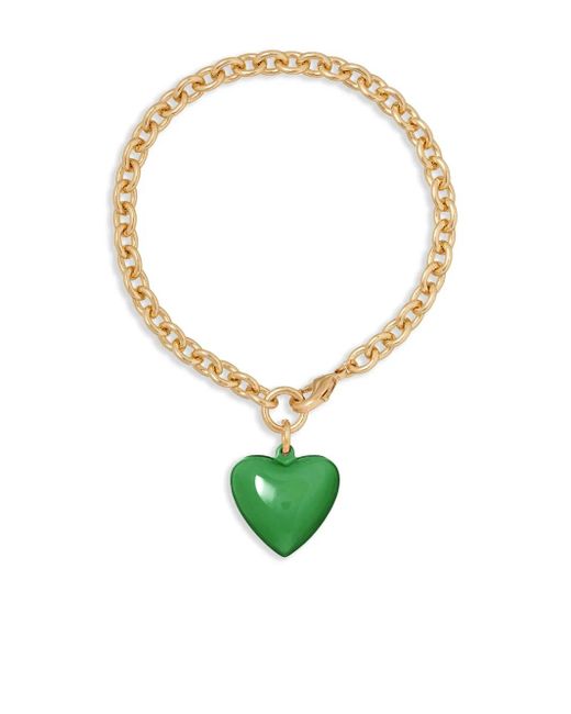 Roxanne Assoulin The Mini Puffy Heart ブレスレット Green