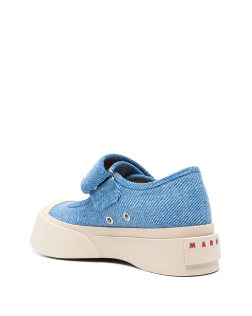 Marni Blue Platform Sneakers