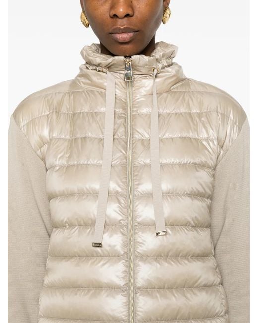Herno Natural Gesteppte Jacke Mit Reißverschluss