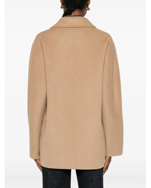 Marc O' Polo Natural Double-Breasted Coat