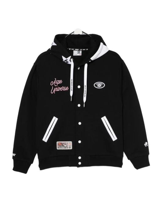 Aape By A Bathing Ape Moonface Bomberjack in het Black voor heren