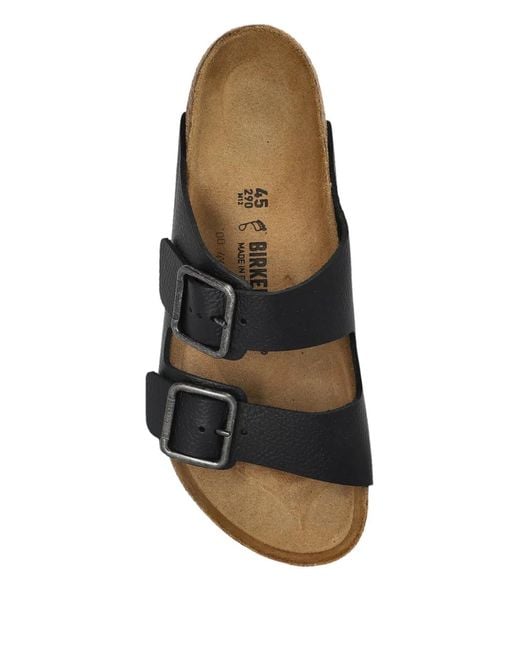 Birkenstock Black Arizona Wire Buckle Strap Sandals for men
