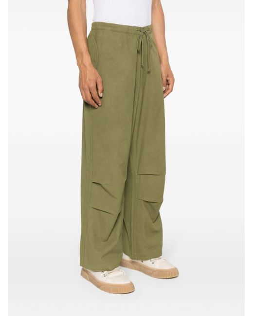 STORY mfg. Green Paco Loose-cut Trousers