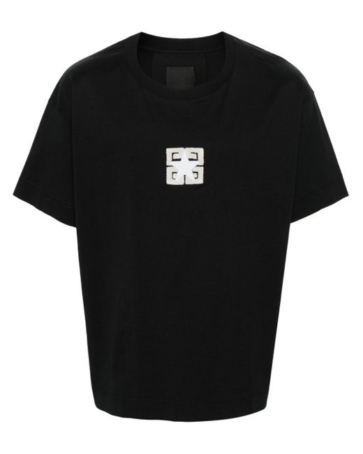 Camiseta con motivo 4G Givenchy de hombre de color Black